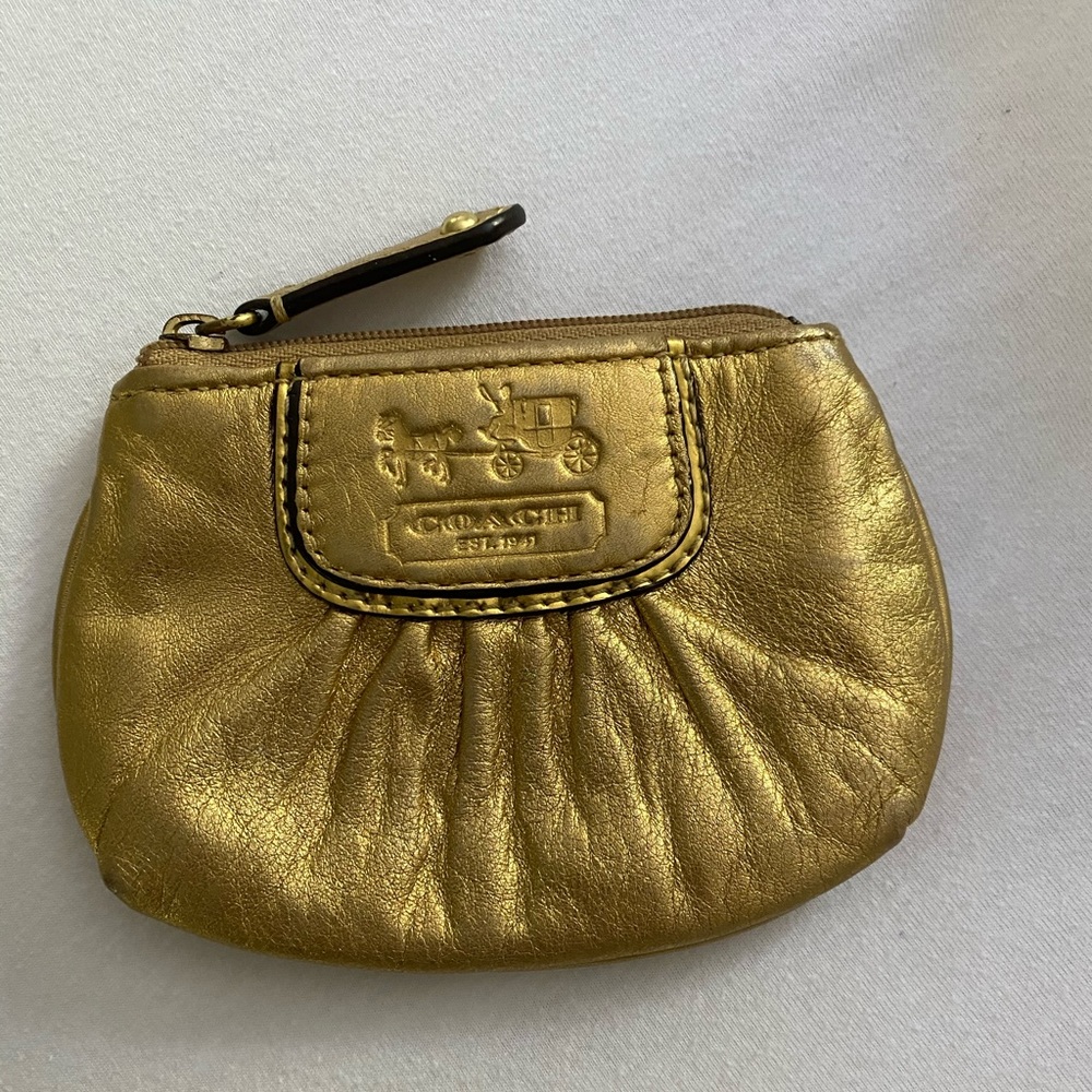 Gold Coach Coin Wallet
